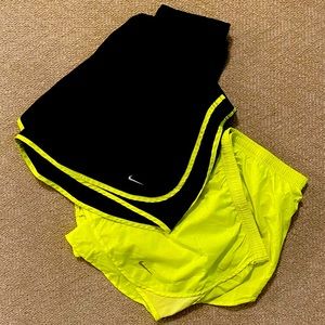 Set of Nike shorts